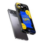 human being back phone cover | glass case for oneplus nord 4