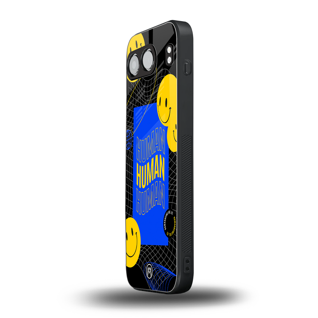 human being back phone cover | glass case for oneplus nord 4
