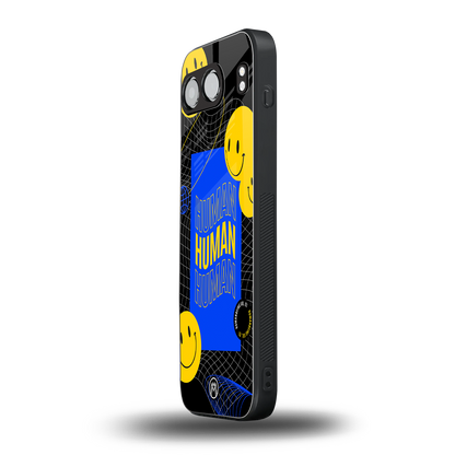 human being back phone cover | glass case for oneplus nord 4