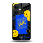 human being back phone cover | glass case for oneplus nord ce 3