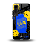human being back phone cover | glass case for oneplus nord ce 4 lite