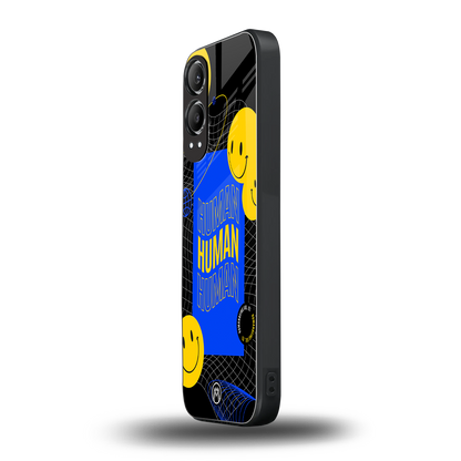human being back phone cover | glass case for oneplus nord ce 4 lite