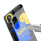 human being back phone cover | glass case for oneplus nord ce 4 lite