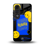 human being back phone cover | glass case for oneplus nord ce 4