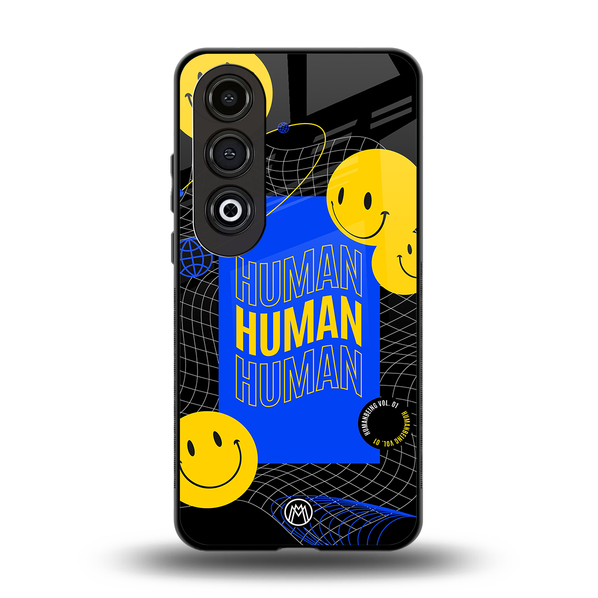 human being back phone cover | glass case for oneplus nord ce 4