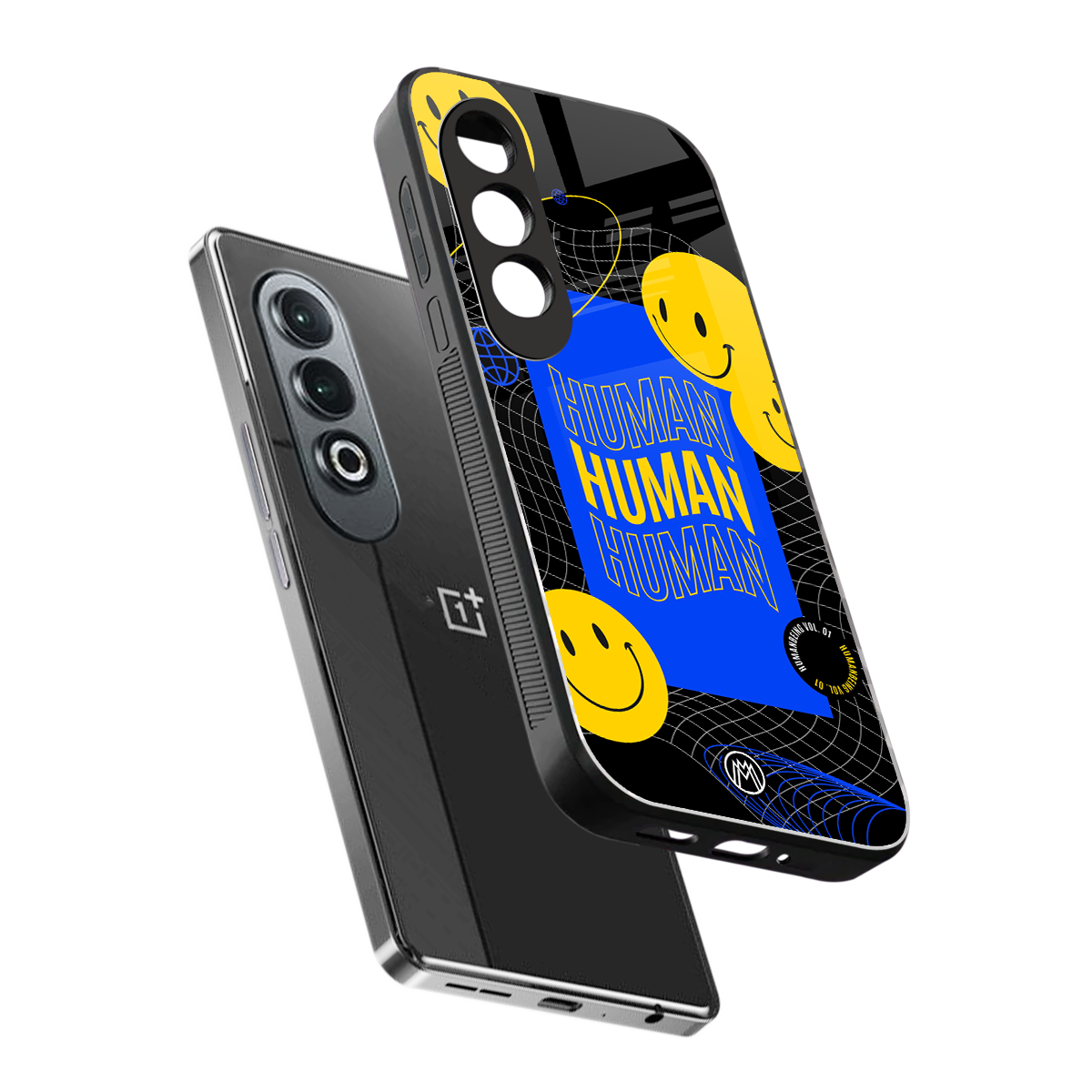 human being back phone cover | glass case for oneplus nord ce 4