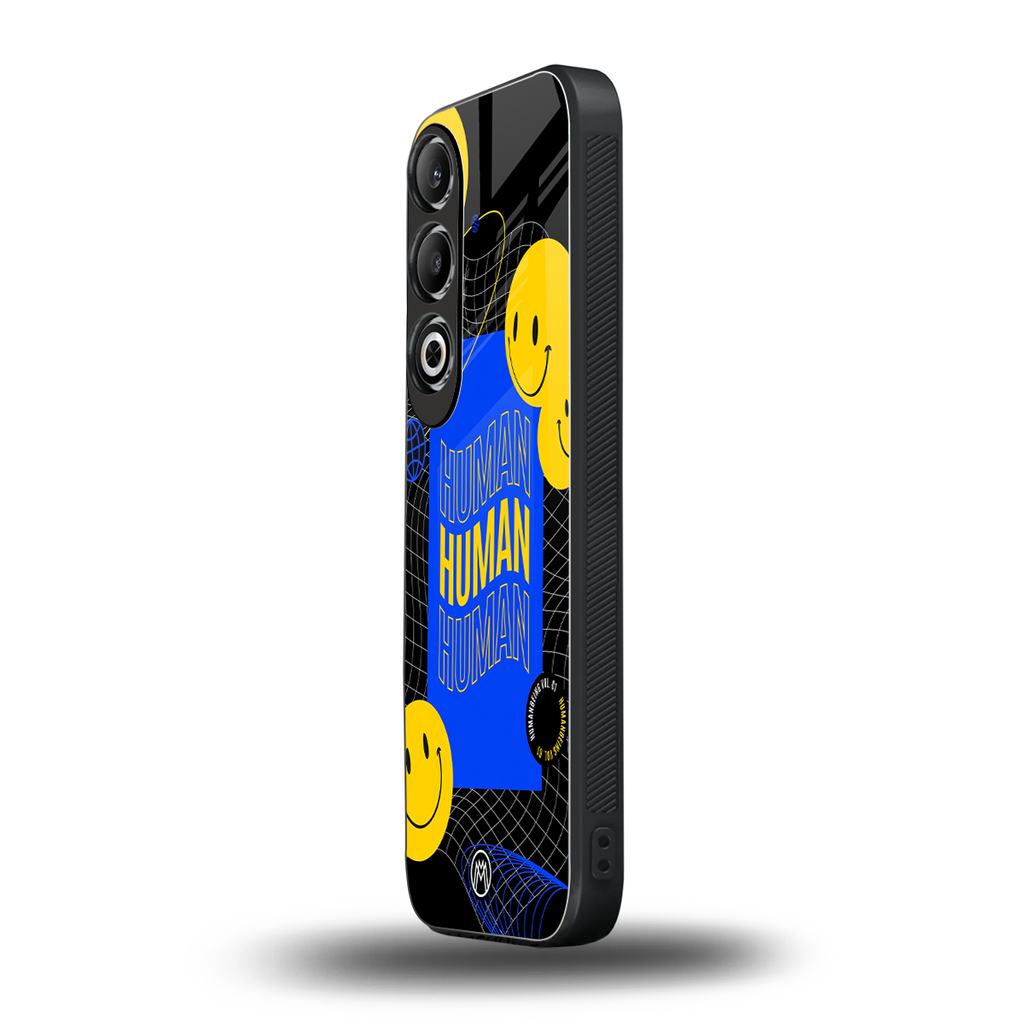 human being back phone cover | glass case for oneplus nord ce 4