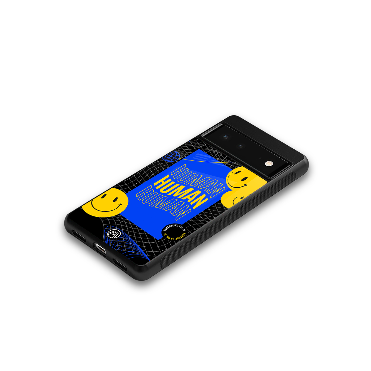 human being back phone cover | glass case for Google Pixel 6A