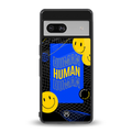 human being back phone cover | glass case for Google Pixel 7