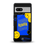 human being back phone cover | glass case for Google Pixel 7
