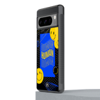 human being back phone cover | glass case for google pixel 8 pro