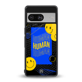human being back phone cover | glass case for Google Pixel 8
