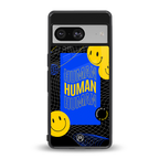 human being back phone cover | glass case for Google Pixel 8
