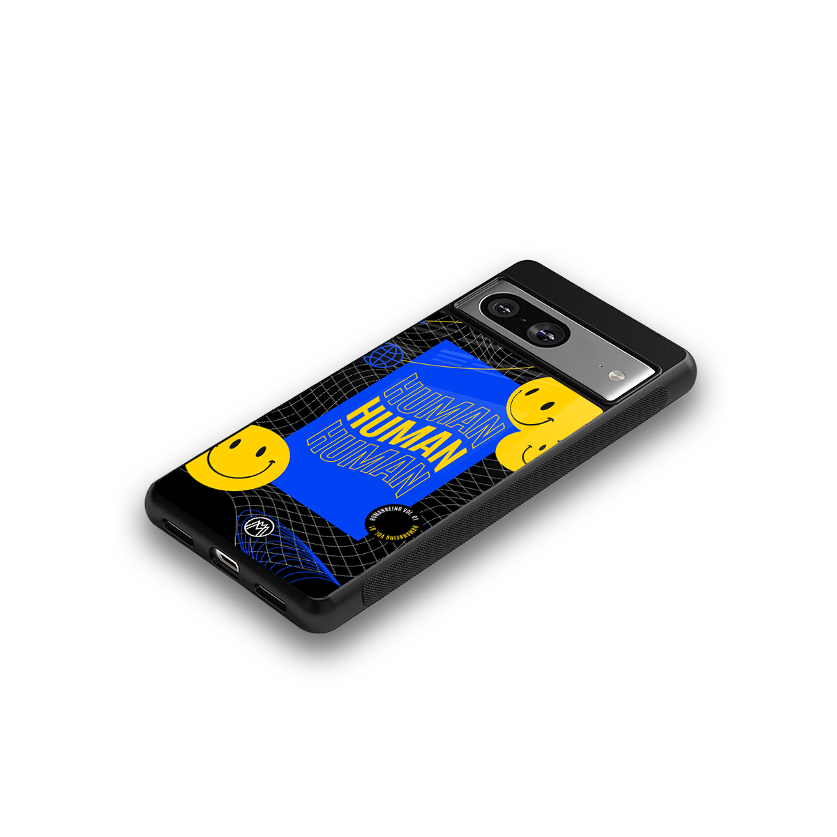 human being back phone cover | glass case for Google Pixel 8