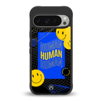 human being back phone cover | glass case for google pixel 9 pro