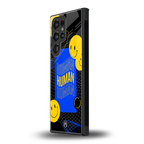 human being back phone cover | glass case for samsung galaxy s23 ultra