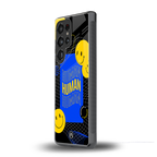 human being back phone cover | glass case for samsung galaxy s25 ultra