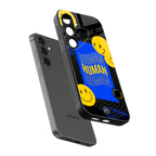human being back phone cover | glass case for samsung galaxy s24 fe