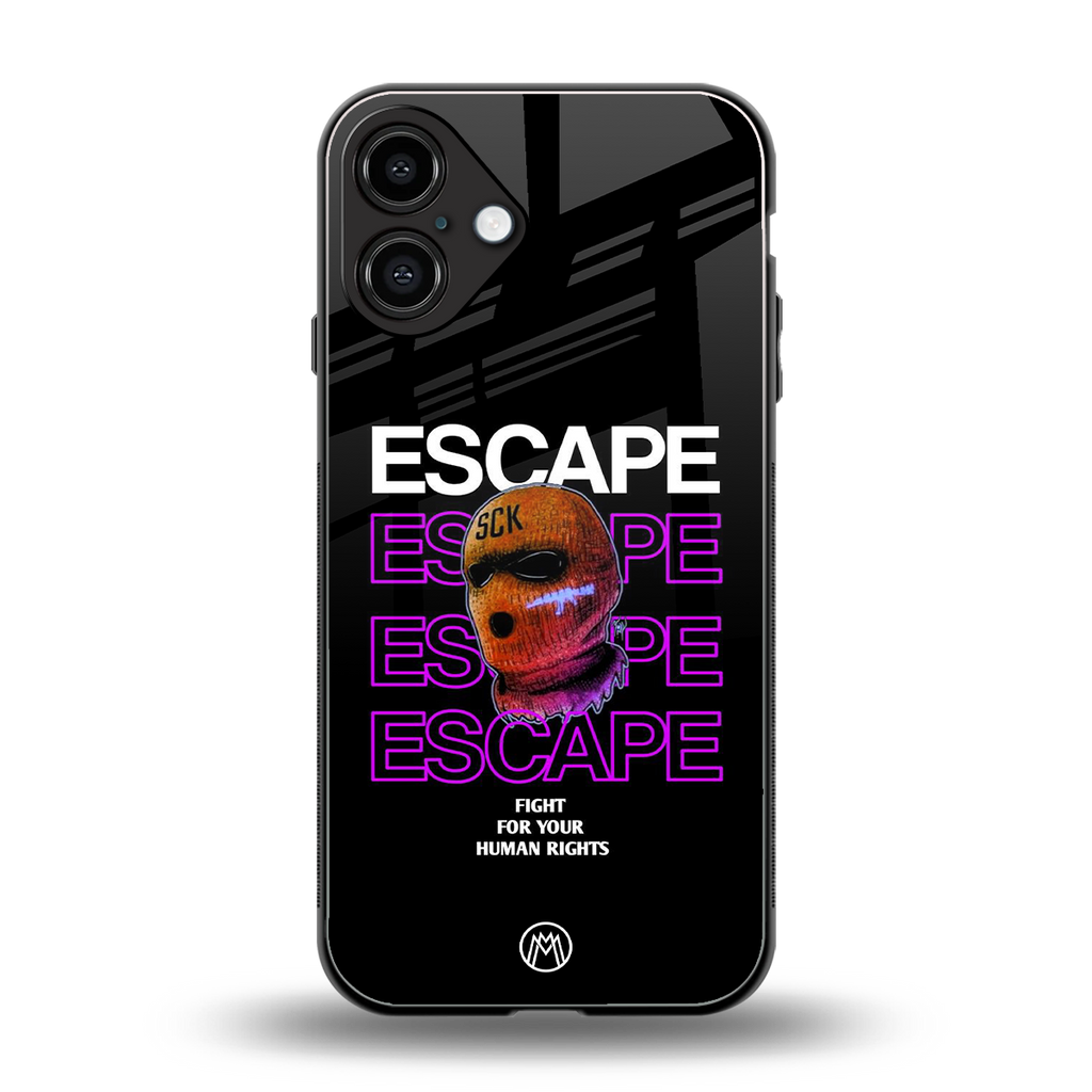 human rights back phone cover | glass case for iphone 16 plus