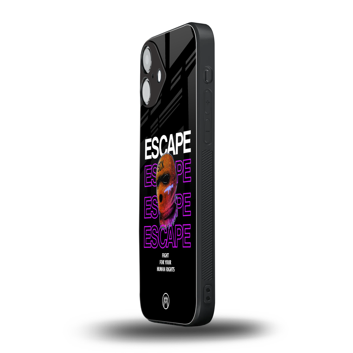 human rights back phone cover | glass case for iphone 16 plus
