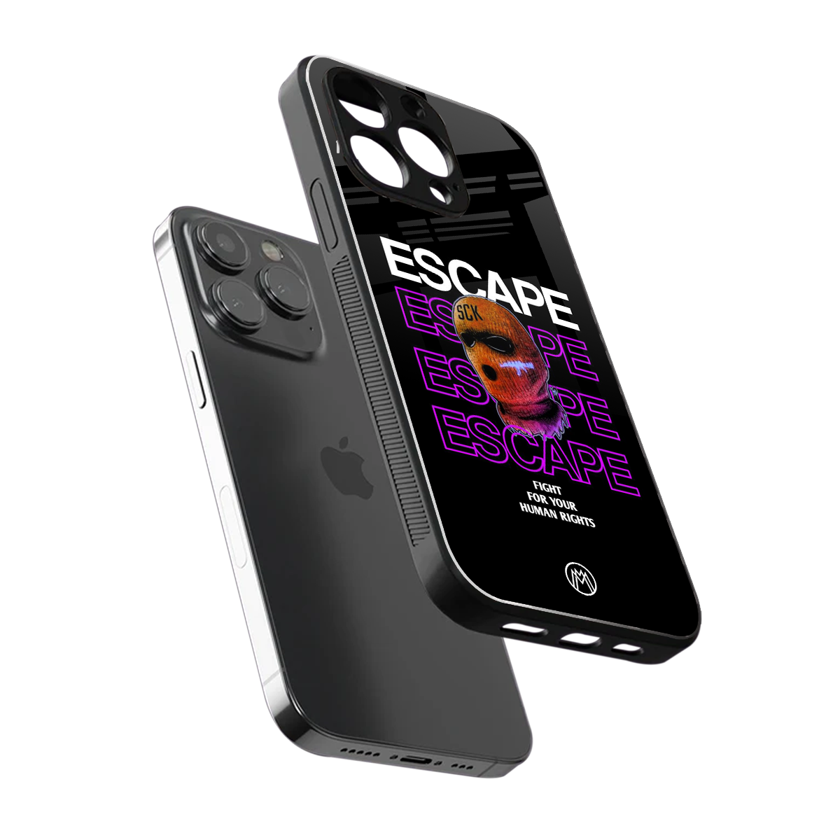 human rights back phone cover | glass case for iphone 16 pro max