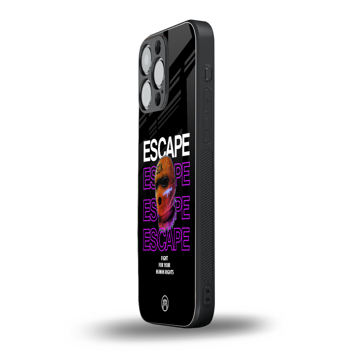 human rights back phone cover | glass case for iphone 16 pro max