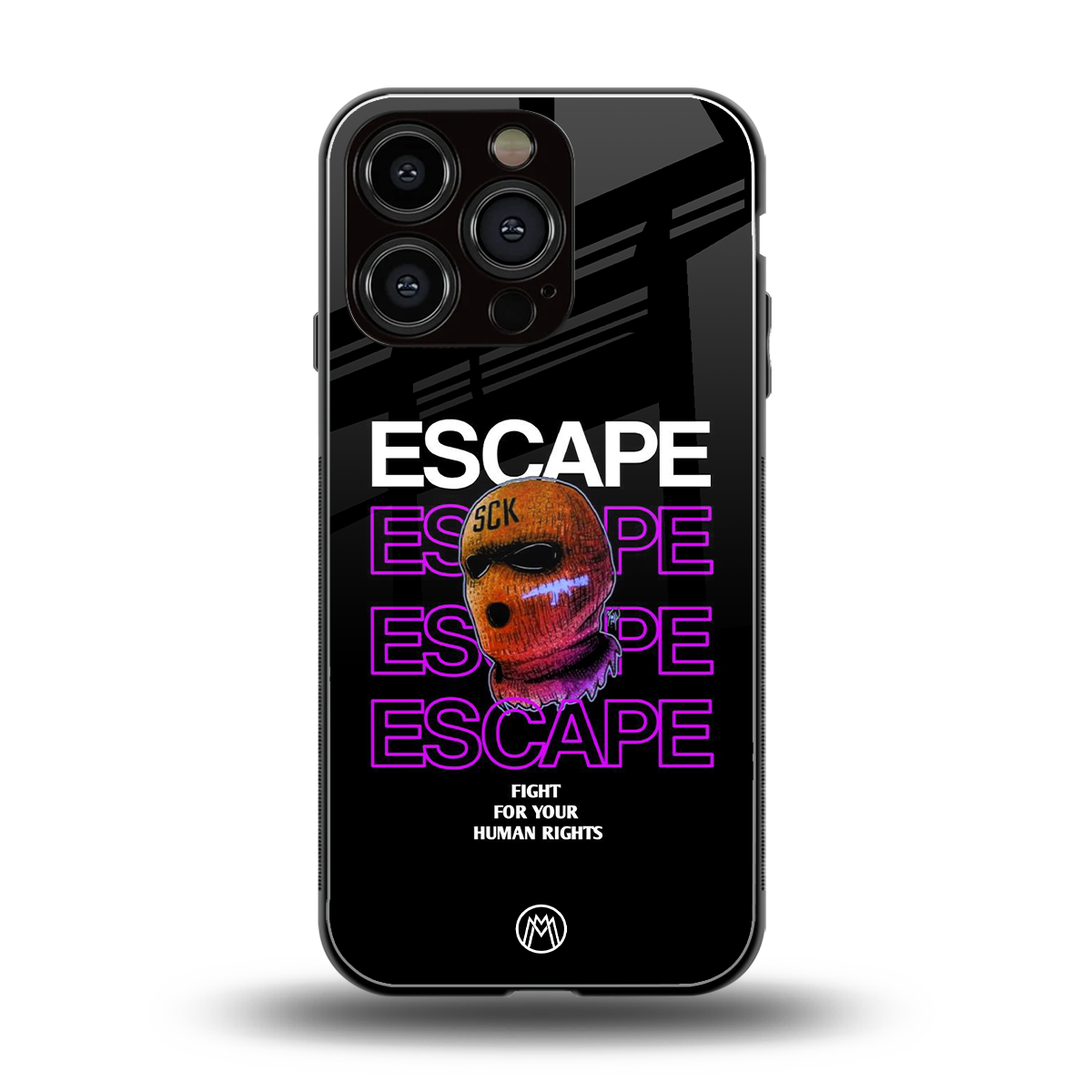 human rights back phone cover | glass case for iphone 16 pro