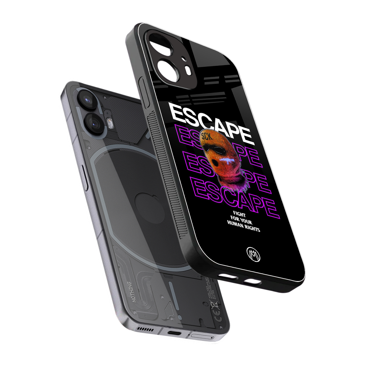 human rights back phone cover | glass case for nothing phone 2