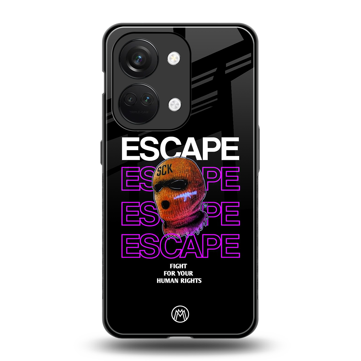 human rights back phone cover | glass case for oneplus nord 3
