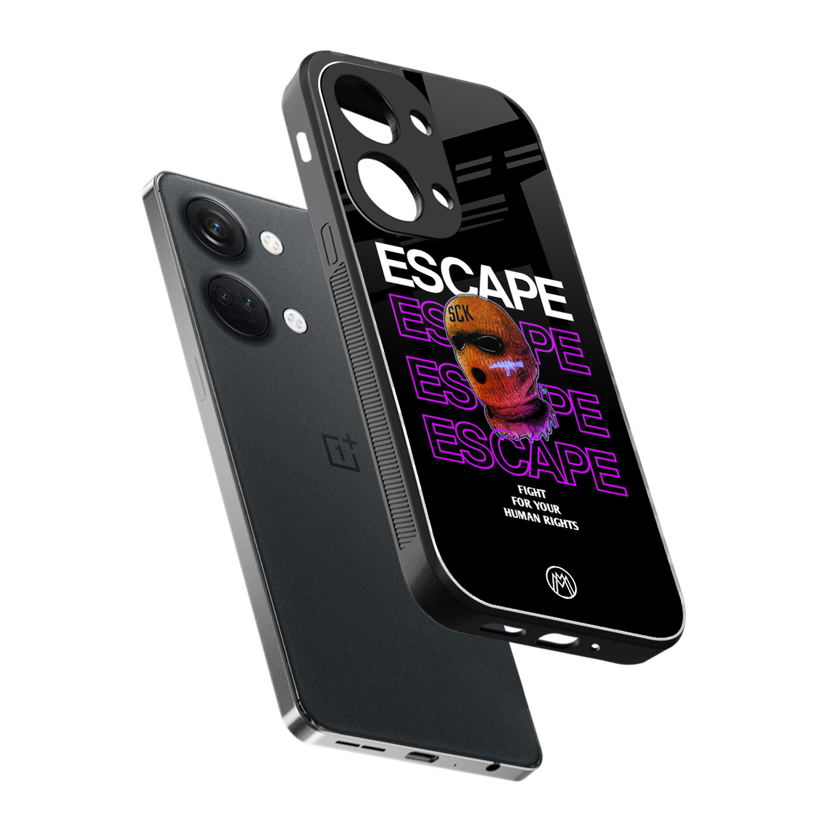 human rights back phone cover | glass case for oneplus nord 3