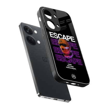 human rights back phone cover | glass case for oneplus nord 3