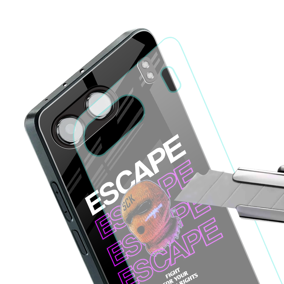 human rights back phone cover | glass case for oneplus nord 4