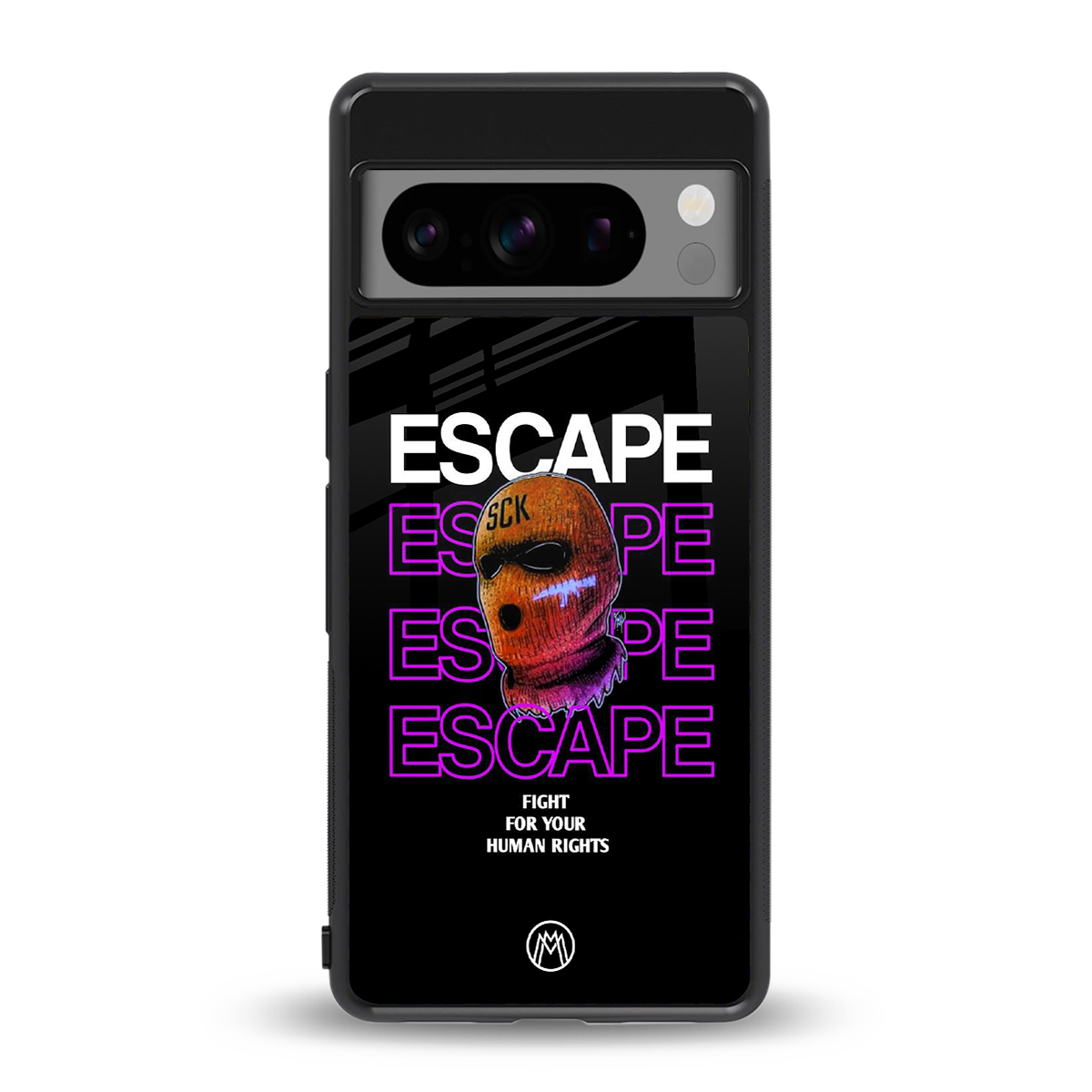 human rights back phone cover | glass case for google pixel 8 pro