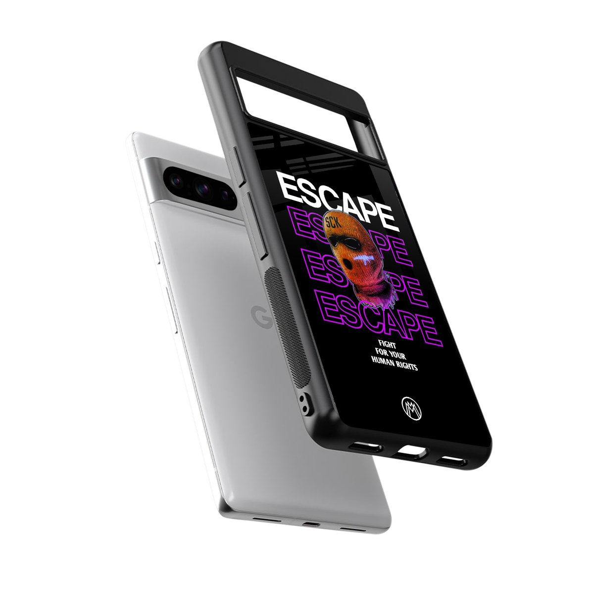 human rights back phone cover | glass case for google pixel 8 pro