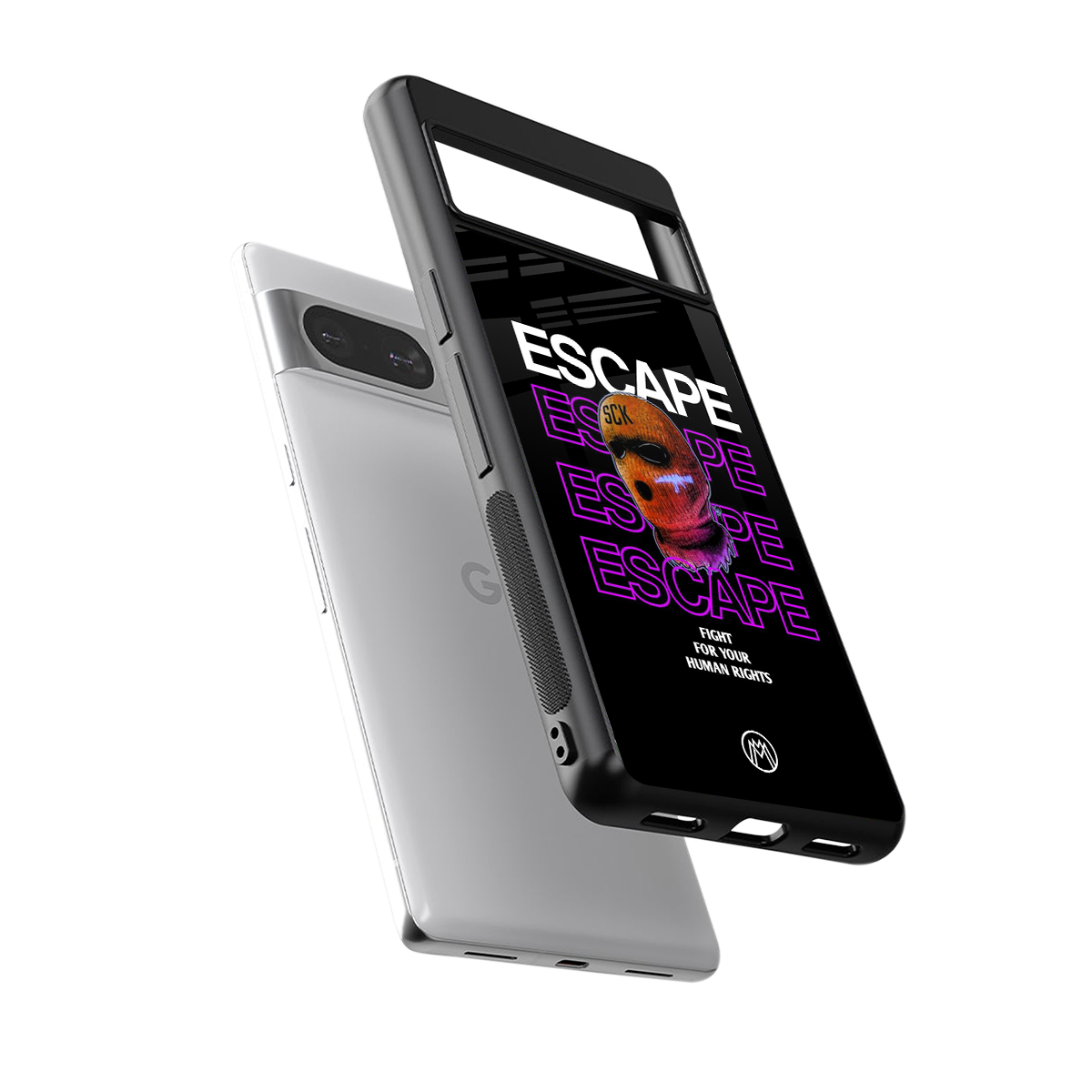 human rights back phone cover | glass case for Google Pixel 8