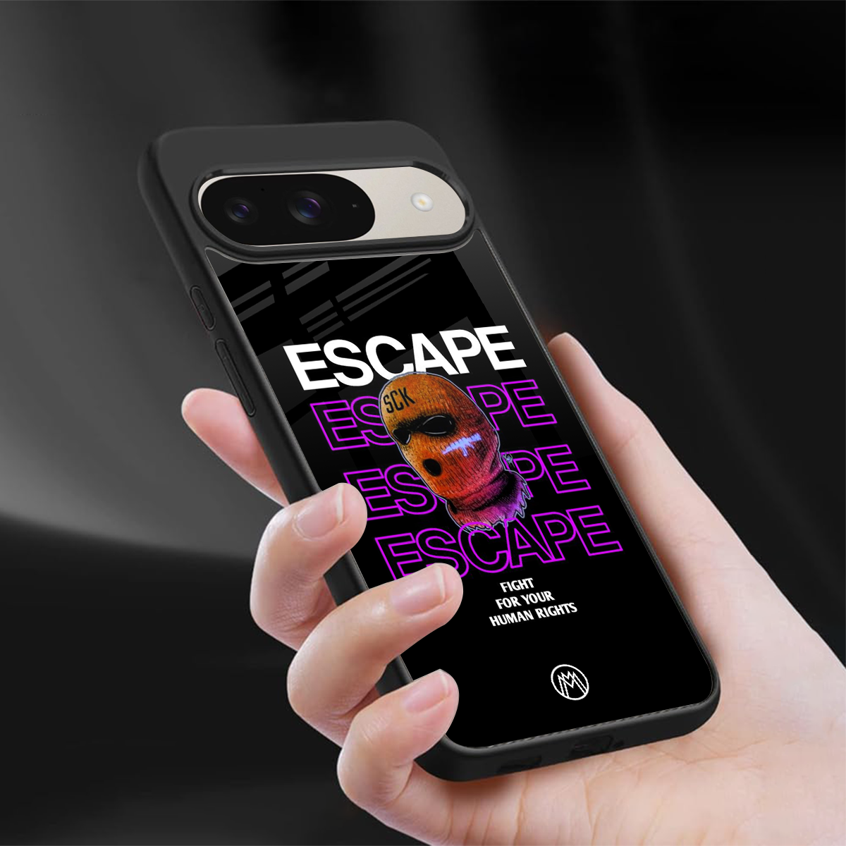 human rights back phone cover | glass case for google pixel 9