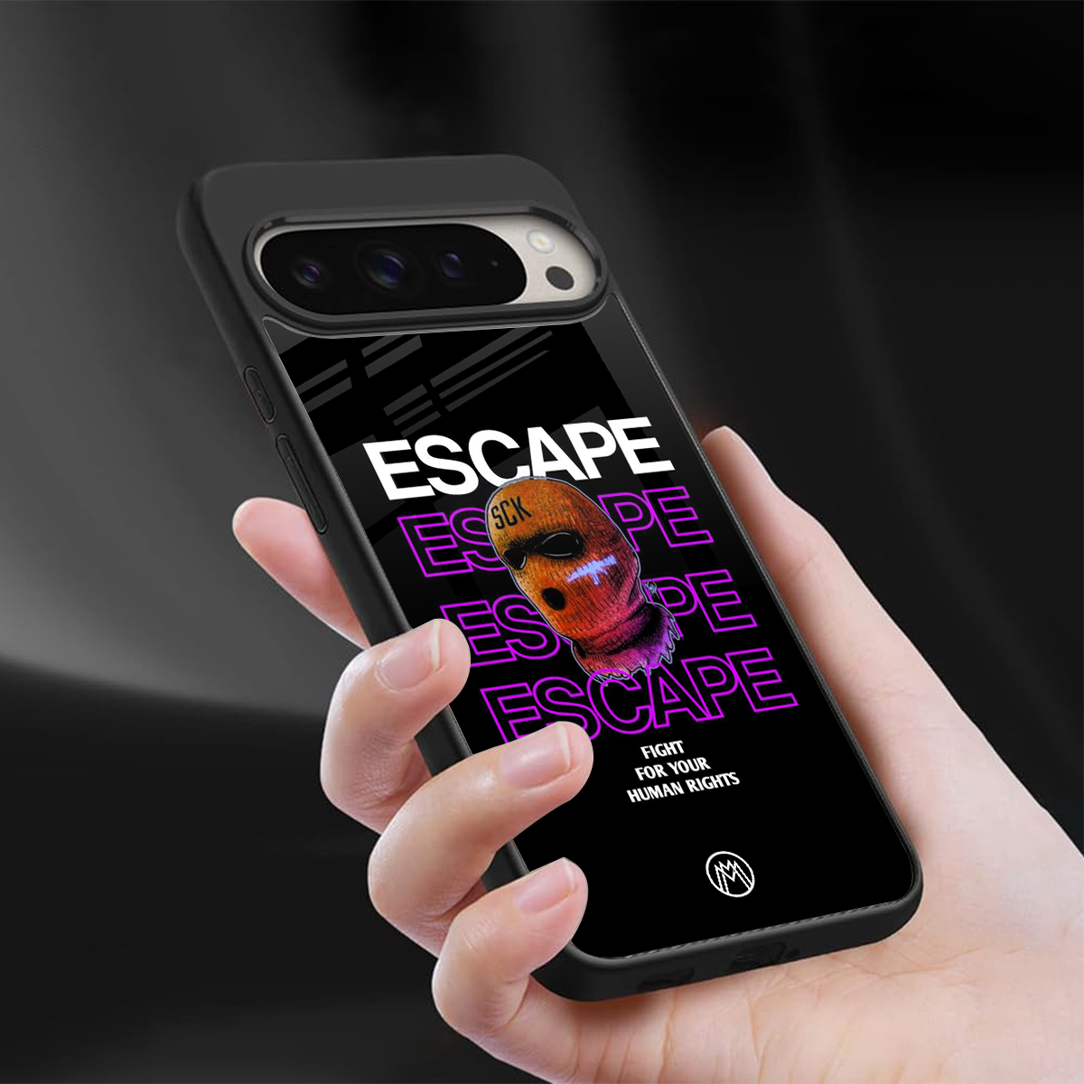 human rights back phone cover | glass case for google pixel 9 pro xl