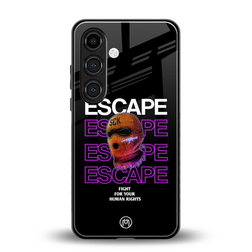 human rights back phone cover | glass case for samsung galaxy s24 plus