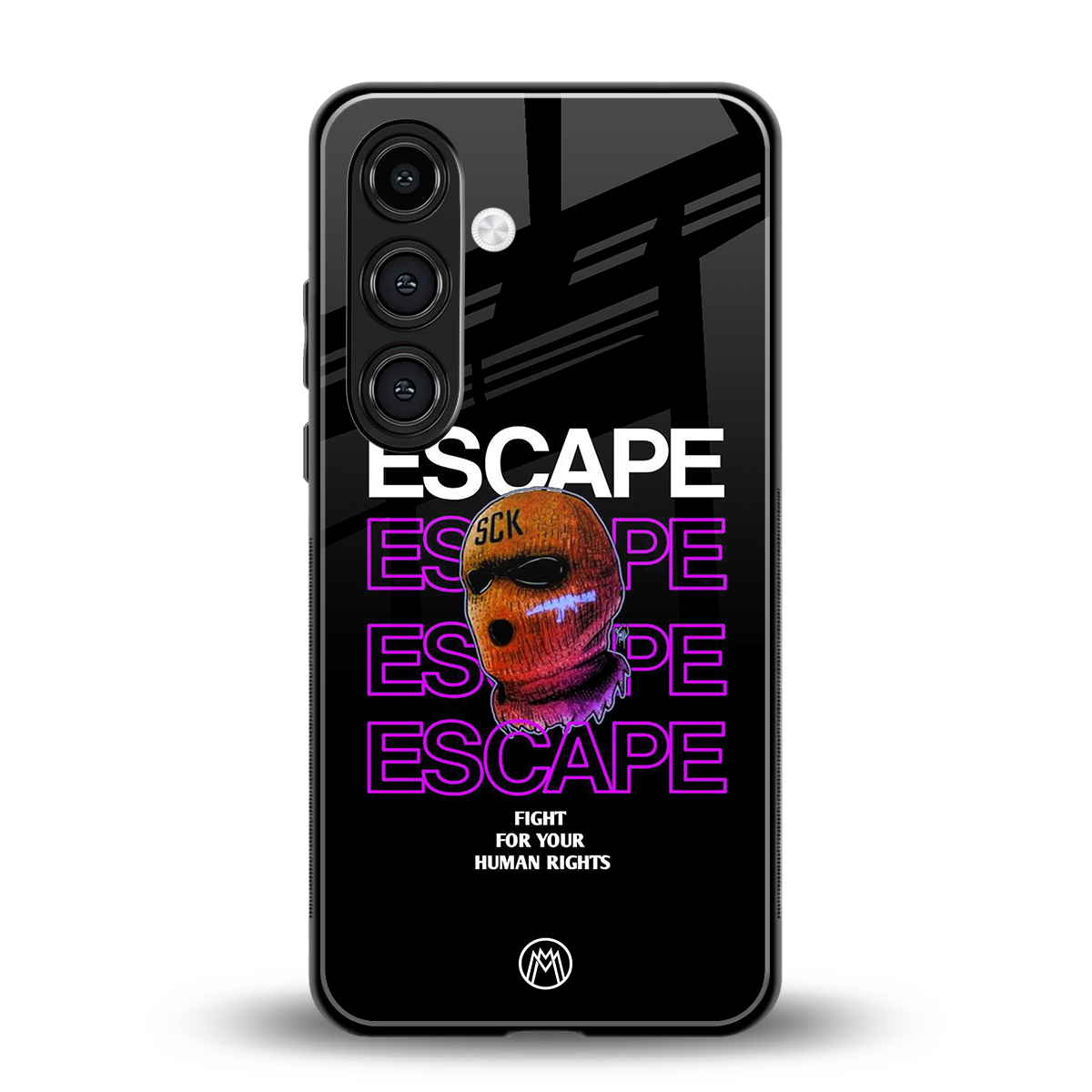 human rights back phone cover | glass case for samsung galaxy s24 plus