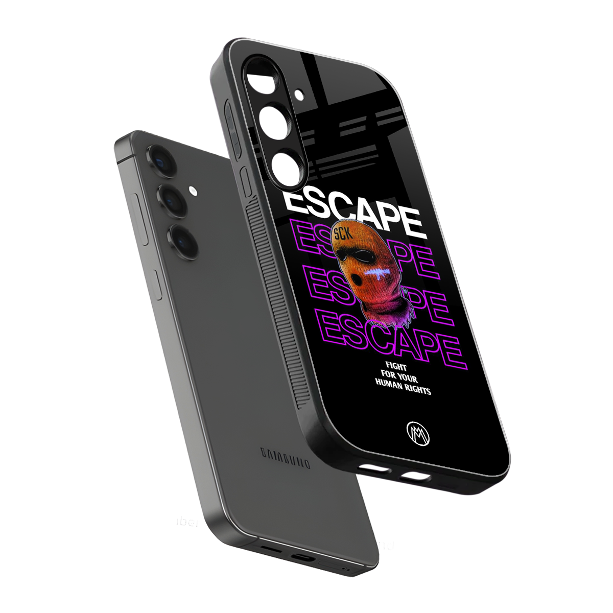 human rights back phone cover | glass case for samsung galaxy s24 fe