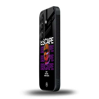 human rights back phone cover | glass case for samsung galaxy s24 fe
