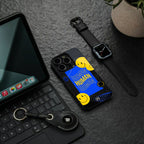 human being back phone cover | glass case for iphone 16 pro