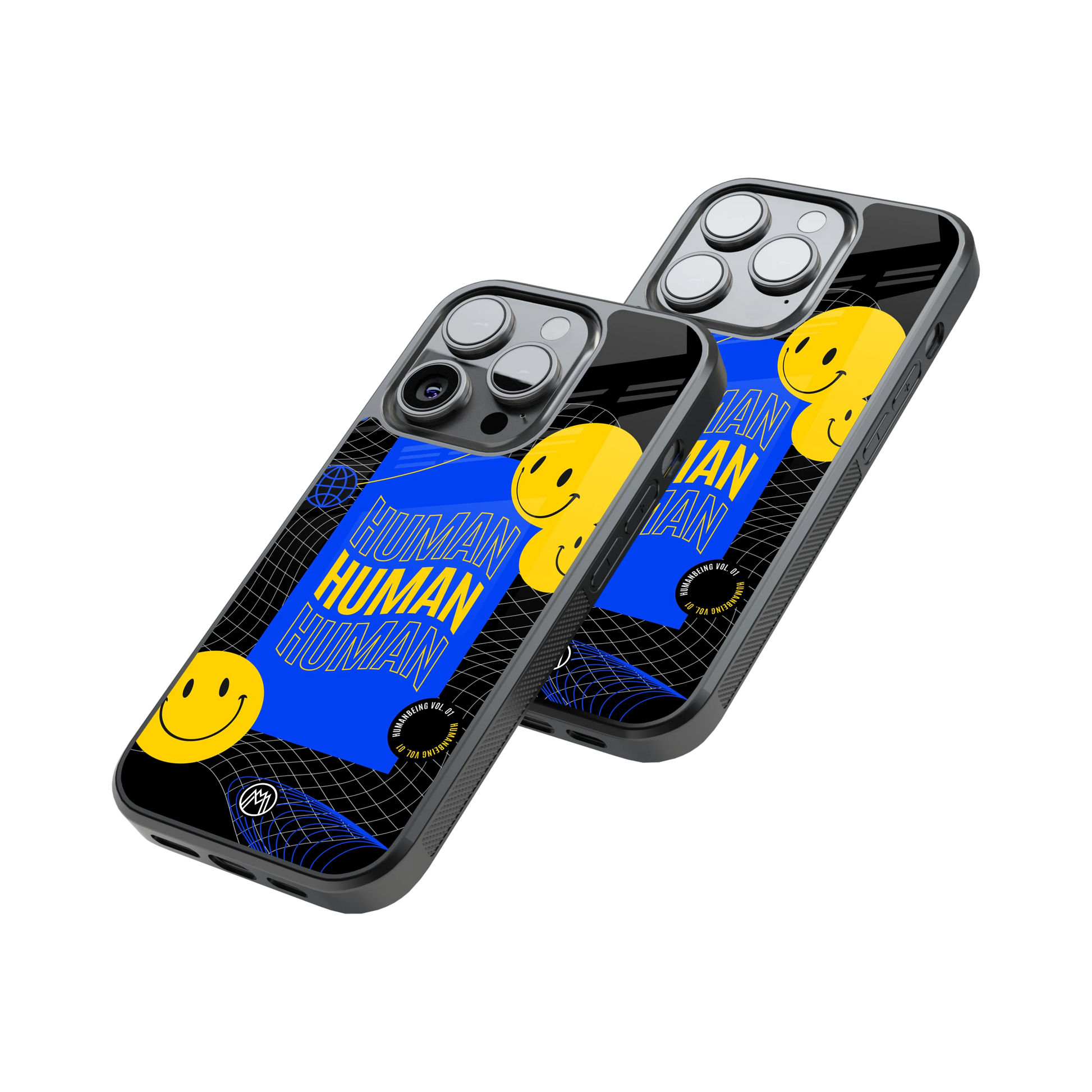 Protective Glass Back Phone Case Compatible with iPhone, Samsung, OnePlus, Pixel & More