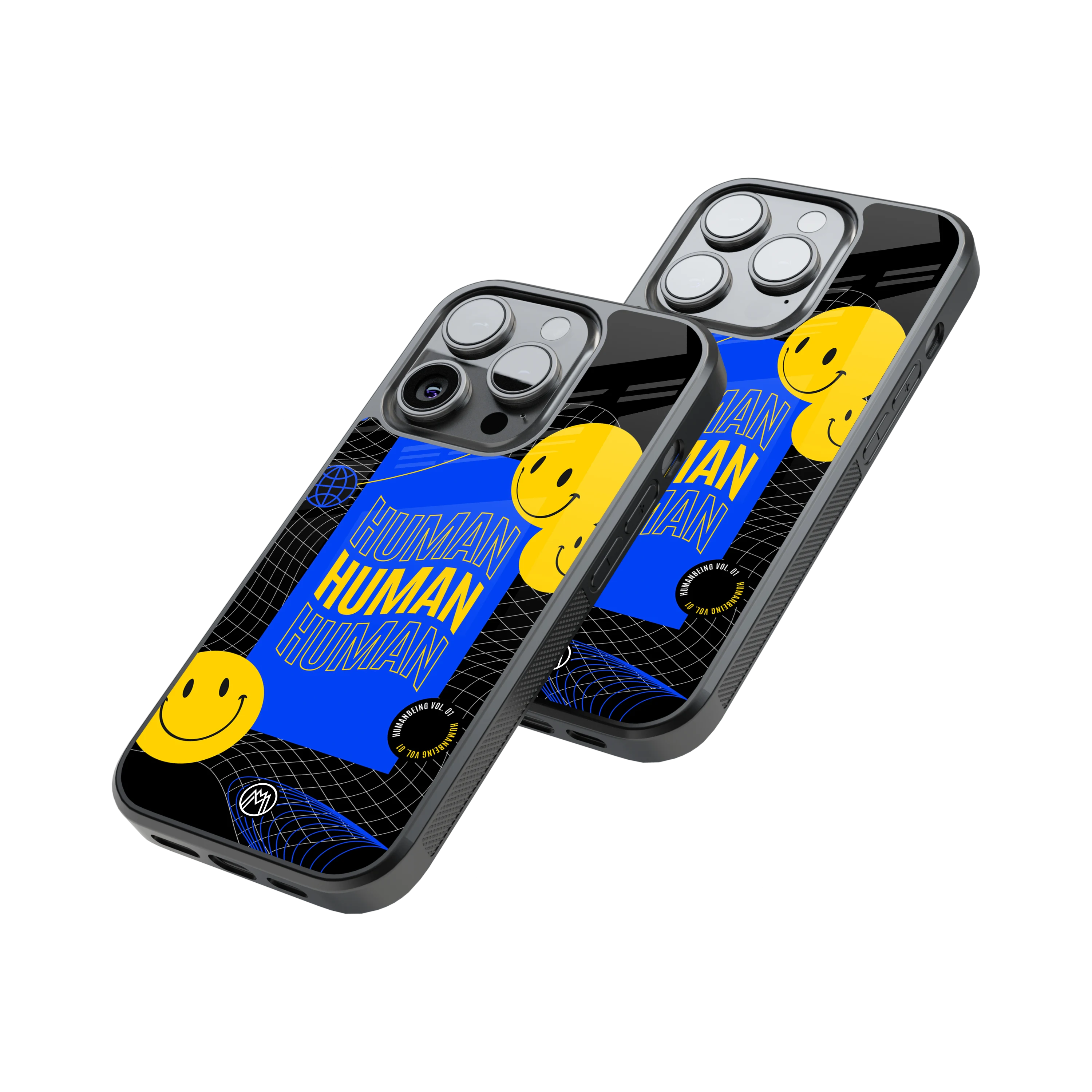 Protective Glass Back Phone Case Compatible with iPhone, Samsung, OnePlus, Pixel & More