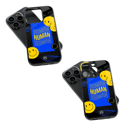 Trendy Glass Back Mobile Case for iPhone, Samsung, Redmi, OnePlus, Google Pixel, Motorola