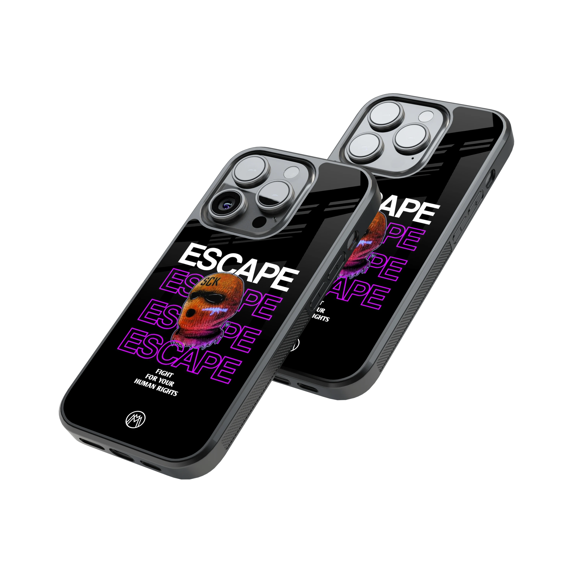 Protective Glass Back Phone Case Compatible with iPhone, Samsung, OnePlus, Pixel & More