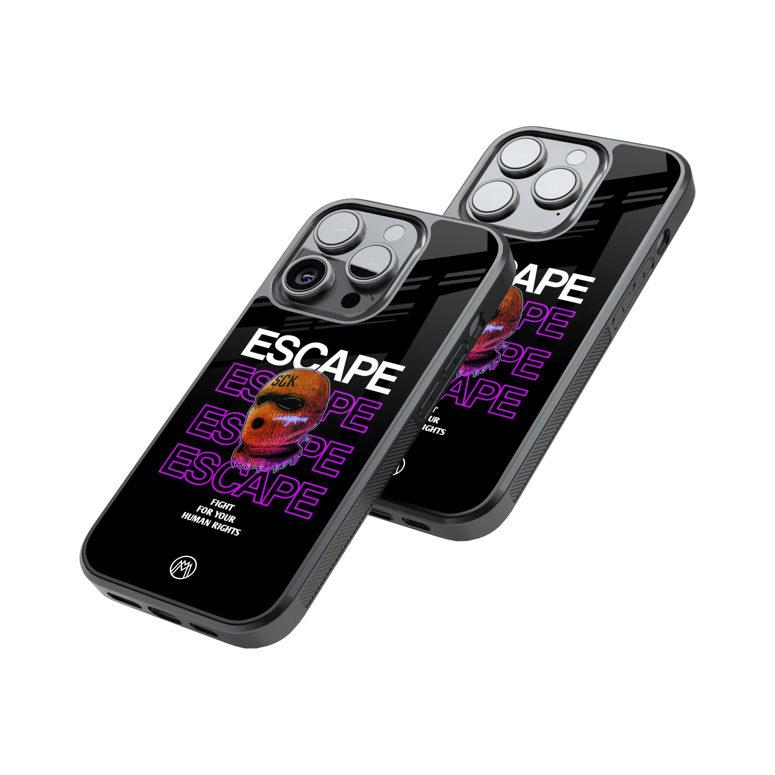 Protective Glass Back Phone Case Compatible with iPhone, Samsung, OnePlus, Pixel & More