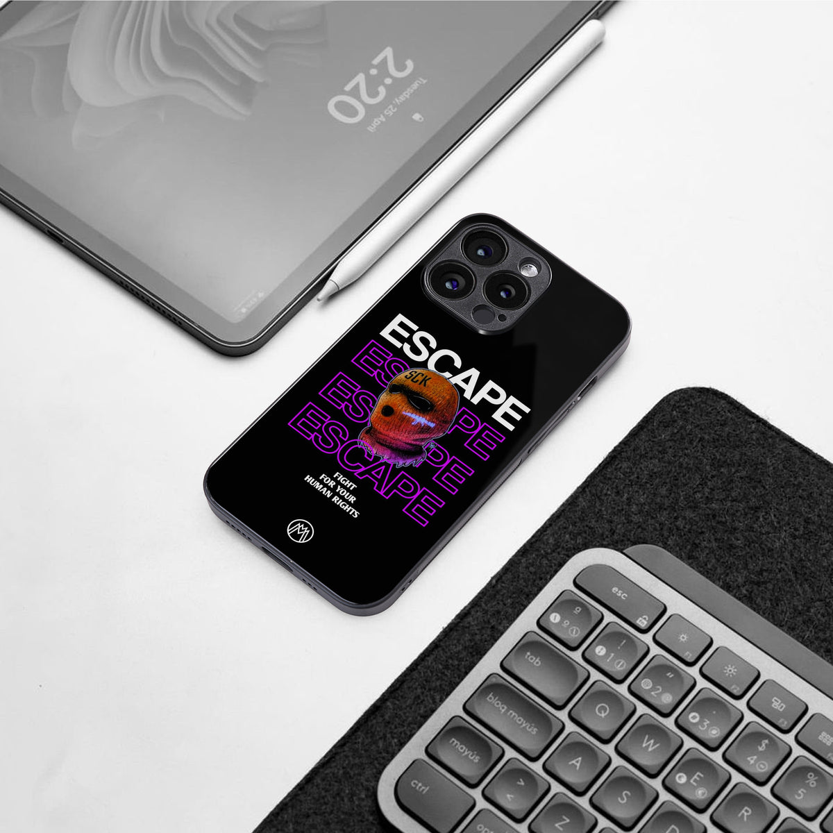human rights back phone cover | glass case for iphone 16 pro