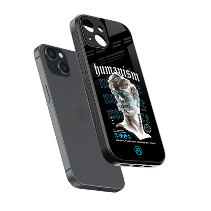 humanism not here back phone cover | glass case for iphone 13 mini