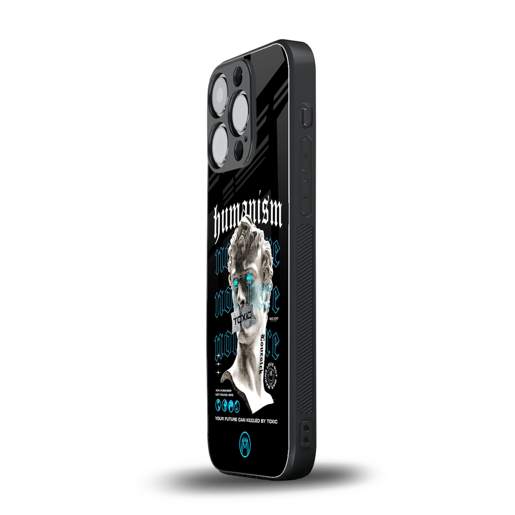 humanism not here back phone cover | glass case for iphone 13 pro